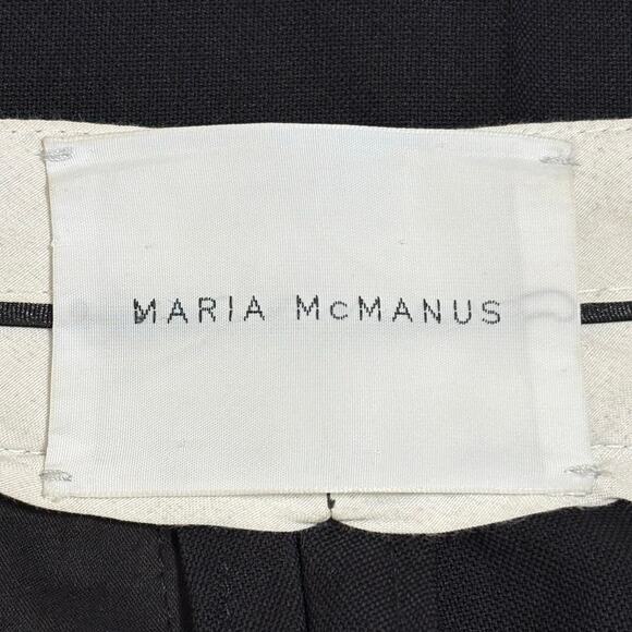 Maria McManus High Waisted Crop Trouser in Black Size 4 - Picture 6 of 7